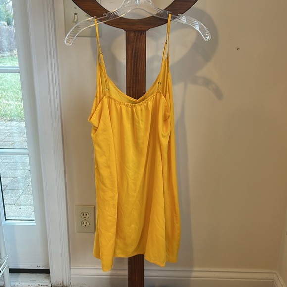 Anthropologie, 100% cotton, yellow dress size medium - Picture 8 of 9